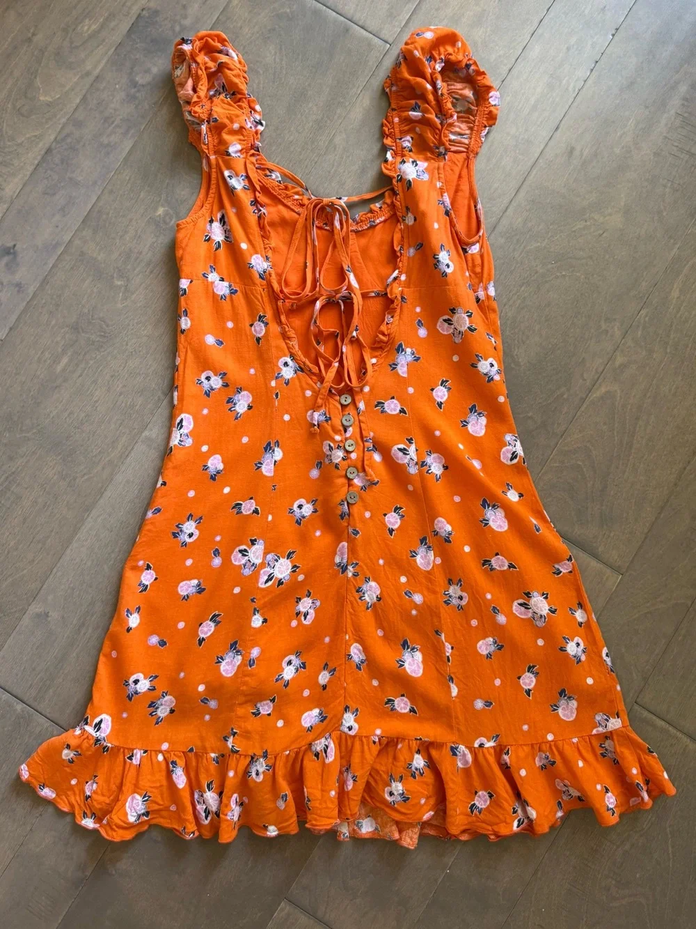 Free People Like A Lady Printed Mini Dress